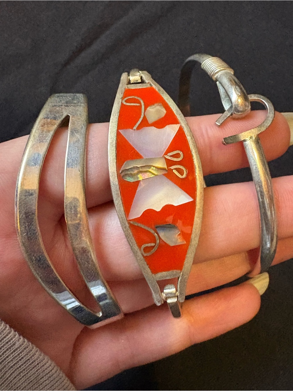 Handcrafted Alpaca Silver Bracelets - Set of 3